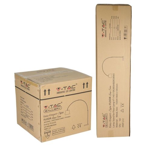 LED állólámpa E27 bézs VT-7451 V-TAC - 5 év garancia