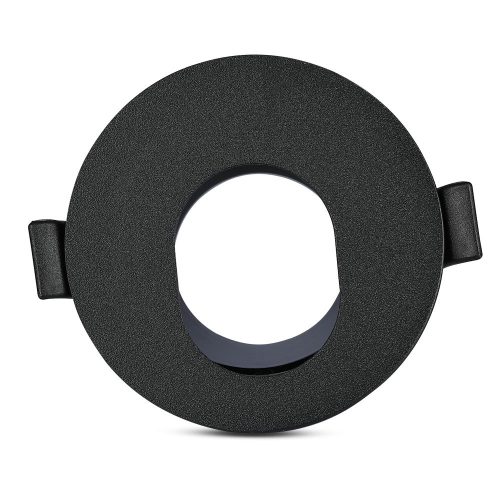 Süllyesztett mennyezeti lámpatest GU10 fűzőlyuk, kerek fekete VT-874 V-TAC