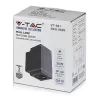 Kerti lámpa homlokzati lámpatest fali lámpa GU10 felső/alsó sötétszürke matt VT-841 V-TAC