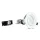3x süllyesztett fehér lámpatest + GU10 LED izzó 5W 4000K VT-3333 V-TAC készlet