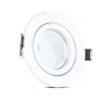 3x süllyesztett fehér lámpatest + GU10 LED izzó 5W 4000K VT-3333 V-TAC készlet