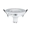 3x süllyesztett fehér lámpatest + GU10 LED izzó 5W 4000K VT-3333 V-TAC készlet