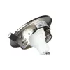 3x Süllyesztett süllyesztett lámpatest szatén nikkel + GU10 LED izzó 5W 4000K VT-4444 V-TAC