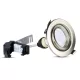 3x süllyesztett lámpatest szatén nikkel + GU10 LED izzó készlet 5W 6400K VT-4444 V-TAC