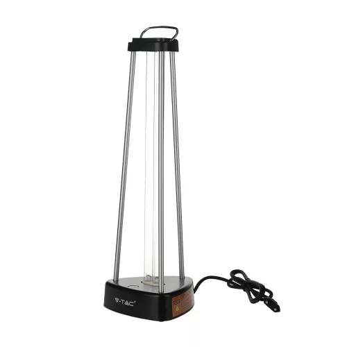 Vírusölő germicid lámpa 38W UVC Fekete VT-3238 V-TAC