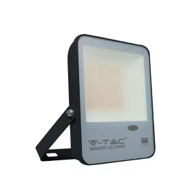   LED reflektor 30W 3000lm 4000K IP65 Fekete alkonyérzékelővel Samsung Chip VT-37 V-TAC