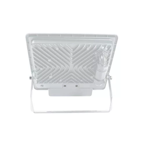 LED reflektor 50W 4000lm 4000K IP65 Fehér tompa, mozgásérzékelővel és CUT-OFF funkcióval Samsung Chip VT-158S-W V-TAC