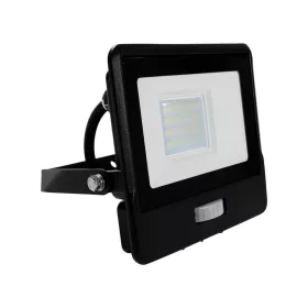   LED reflektor 20W 1510lm 6500K IP65 Fekete mozgásérzékelővel és CUT-OFF funkcióval Samsung Chip VT-128S-1-B V-TAC
