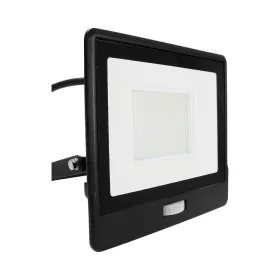   LED reflektor 50W 4000lm 4000K IP65 Fekete mozgásérzékelővel és CUT-OFF funkcióval Samsung Chip VT-158S-1-B V-TAC