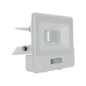   LED reflektor 10W 735lm 6500K IP65 fehér mozgásérzékelővel és CUT-OFF funkcióval Samsung Chip VT-118S-1-W V-TAC