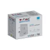 LED reflektor 10W 735lm 6500K IP65 fehér mozgásérzékelővel és CUT-OFF funkcióval Samsung Chip VT-118S-1-W V-TAC
