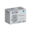 LED reflektor 20W 1510lm 3000K IP65 Fehér mozgásérzékelővel és CUT-OFF funkcióval Samsung Chip VT-128S-1-W V-TAC