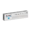 LED lámpa Lineáris Garázsszalag 10W 3000K 30CM SAMSUNG CHIP VT-8-10 V-TAC - 5 év garancia tejes