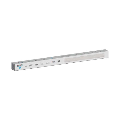LED lámpa Lineáris Garázsszalag 40W 3000K 120CM SAMSUNG CHIP VT-8-40 V-TAC - 5 év garancia tejes