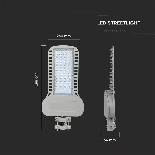 LED utcai lámpa 100W 4000K IP65 SAMSUNG CHIP VT-104ST V-TAC