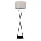 Állólámpa E27 Round Black Ivory VT-7913 V-TAC