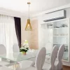 Függesztett lámpa E27 rögzítő fa ernyő krómozott kúpos 250x450mm VT-2450 V-TAC