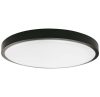 Mennyezeti LED fürdőszobai panellámpa 18W 1800lm 4000K IP44 23cm kerek fekete