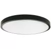 Mennyezeti LED fürdőszobai panellámpa 18W 1800lm 4000K IP44 23cm kerek fekete