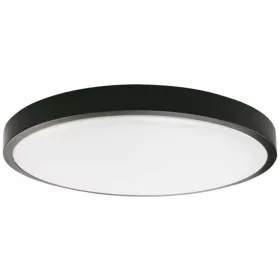   Mennyezeti LED fürdőszobai panellámpa 18W 1800lm 4000K IP44 23cm kerek fekete