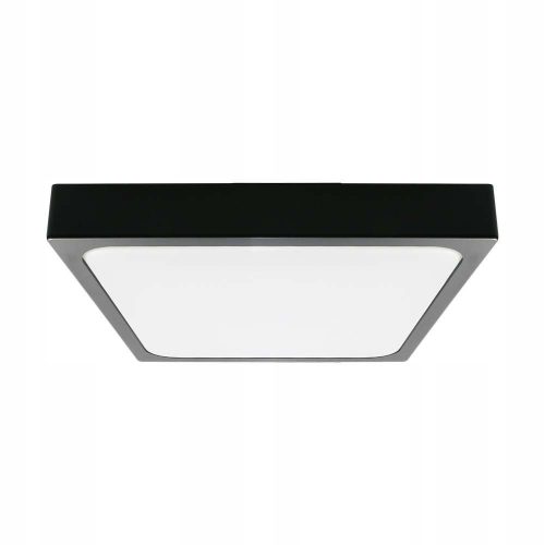 Mennyezeti LED fürdőszobai panellámpa 24W 2400lm 4000K IP44 30cm Négyzet Fekete
