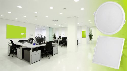 Négyzet alakú LED panel süllyesztett 6W CCT ALGINE SPECTRUM Smart TUYA WiFi szabályozható