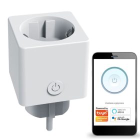   EU WiFi aljzat teljesítménymérővel 230V max. 16A 3600W Smart TUYA SPECTRUM