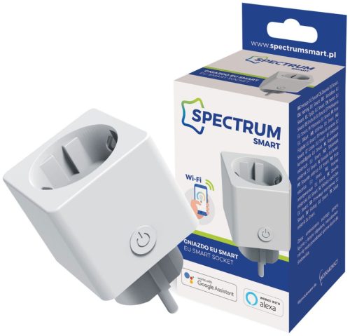 EU WiFi aljzat teljesítménymérővel 230V max. 16A 3600W Smart TUYA SPECTRUM