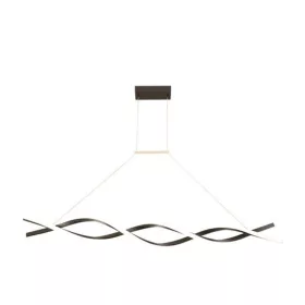 Állítható mennyezeti függőlámpa fekete 37W 120cm 4000K