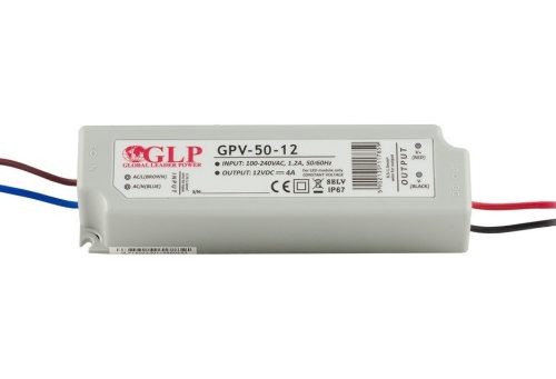 FESZÜLTSÉG LED tápegység 24V 48W 2A GPV-50-24 GLP IP67 HERMETIC