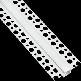   Alumínium profil, süllyesztett, építészeti, LED-hez, KARTON / GIPS lapokba süllyesztve, 2 m + Opál diffúzor