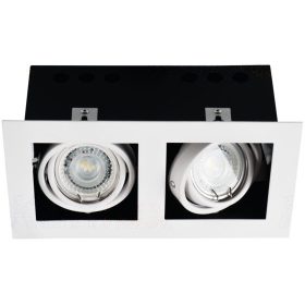   MERIL 2xGU10 fehér IP20 Kanlux halogén mennyezeti lámpatest