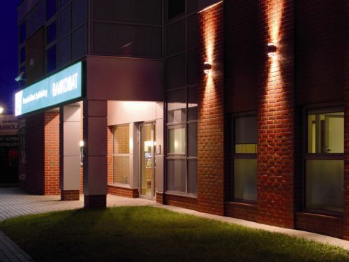 Kültéri lámpatest emelő fali lámpa fel és le LED KÜLSŐ 2x GU10 szürke IP44 Kanlux