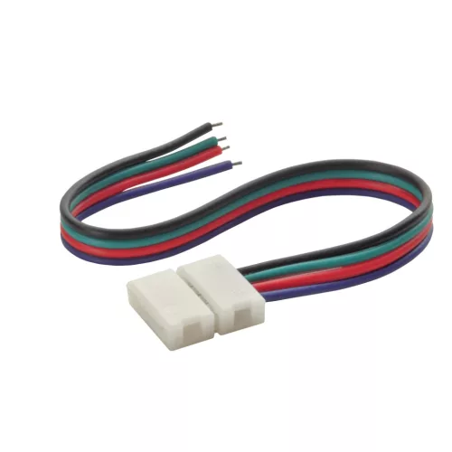 RGB LED szalag csatlakozó, 1 oldalú, 4PIN KANLUX kábellel