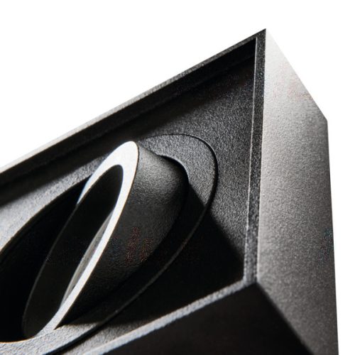 MINI GORD MR16 GU10 fekete IP20 Kanlux halogén mennyezeti lámpatest