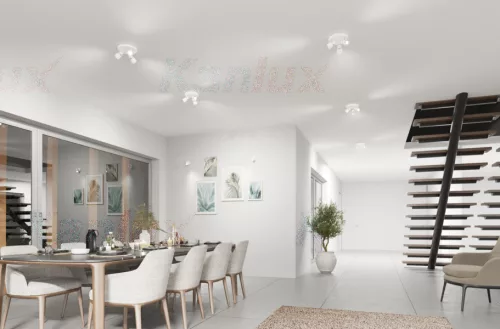 ENALI mennyezeti lámpatest 2xGU10 fehér 28cm Kanlux