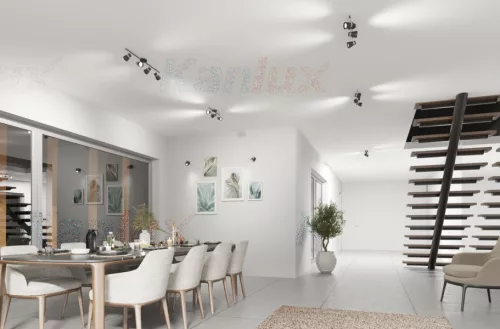 ENALI mennyezeti lámpatest 2xGU10 fehér 28cm Kanlux