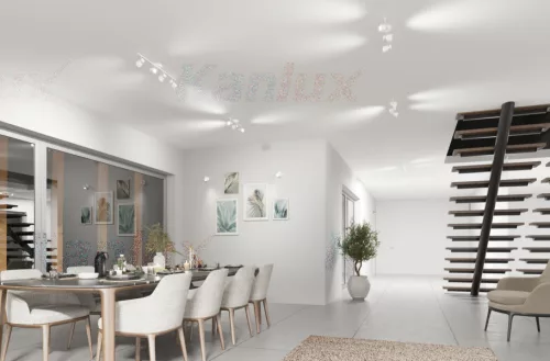 ENALI mennyezeti lámpatest 2xGU10 fehér 28cm Kanlux