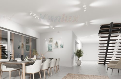 ENALI mennyezeti lámpa lámpatest 4xGU10 fehér 68cm Kanlux