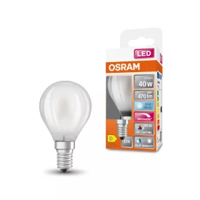   LED izzó P45 gömb alakú E14 3.4W = 40W 470lm 4000K Semleges CRI90 300° Izzószálas, szabályozható fényerővel SUPERSTAR PLUS CLASSIC Osram