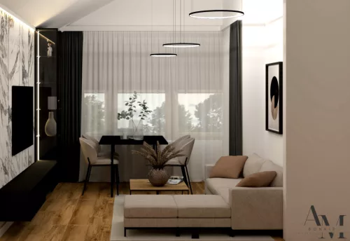 Mennyezeti lámpa, függő x LED 45W 1800lm 4000K semleges fekete Modern CIRCOLO LED 10867 Nowodvorski
