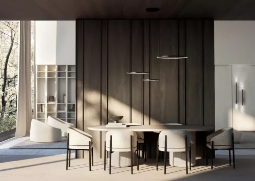Mennyezeti lámpa, függő x LED 45W 1800lm 4000K semleges fekete Modern CIRCOLO LED 10867 Nowodvorski