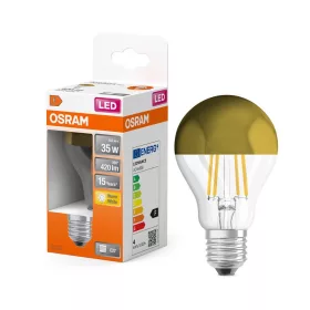   LED izzó A60 E27 4W = 35W 400lm 2700K Meleg 300° Retrofit Filament CLASSIC Osram