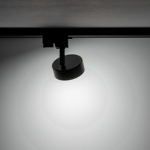 Sínre szerelhető spotlámpa 1 fázisú GX53-hoz, fekete, modern PROFIL PUCK 10358 Nowodvorski