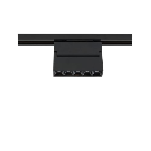 Sínre szerelhető spotlámpa, sínre szerelhető lámpa, 1 fázisú LED, 10W, 600lm, 4000K, semleges fekete, modern PROFILE FOCUS 7622, Nowodvorski