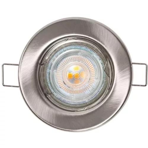 5PAK LED halogén lámpatest 2700K 230lm süllyesztett kerek GU10 LEDVANCE