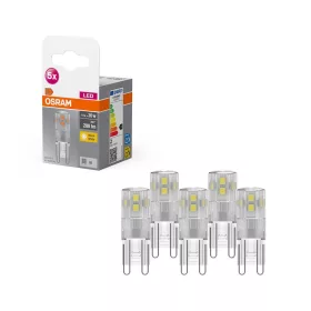   5x LED izzó kapszula G9 1.9W = 20W 200lm 2700K Meleg 300°-os foglalat Osram