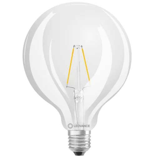 Globe E27 G125 LED izzó 2.5W = 25W 250lm 2700K Meleg 300° Izzószál LEDVANCE