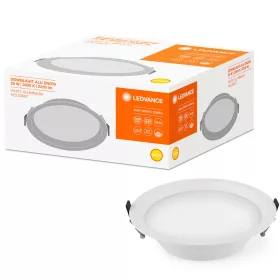   LED süllyesztett lámpatest 25W 2250lm IP44 3000K meleg alsó lámpa 21,5cm kerek LEDVANCE