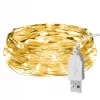 LED karácsonyi díszfüzér 2700K meleg fehér 100LED 3xAA 10m Masterled